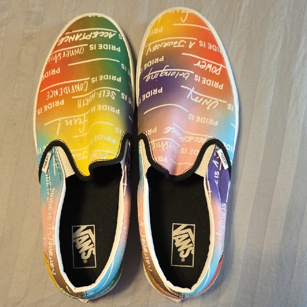 Vans Multicolor Pride Slip-On Loafers